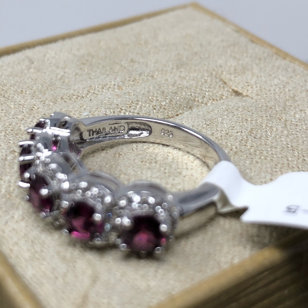 Sterling silver ring, with gemstone, size approx 5 - NWT - Picture 12 of 12